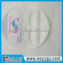 Caixa de plástico comprimido de forma personalizada coração, Imprimir caixa do comprimido do oem